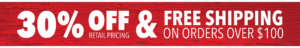 30% OFF Website Banner